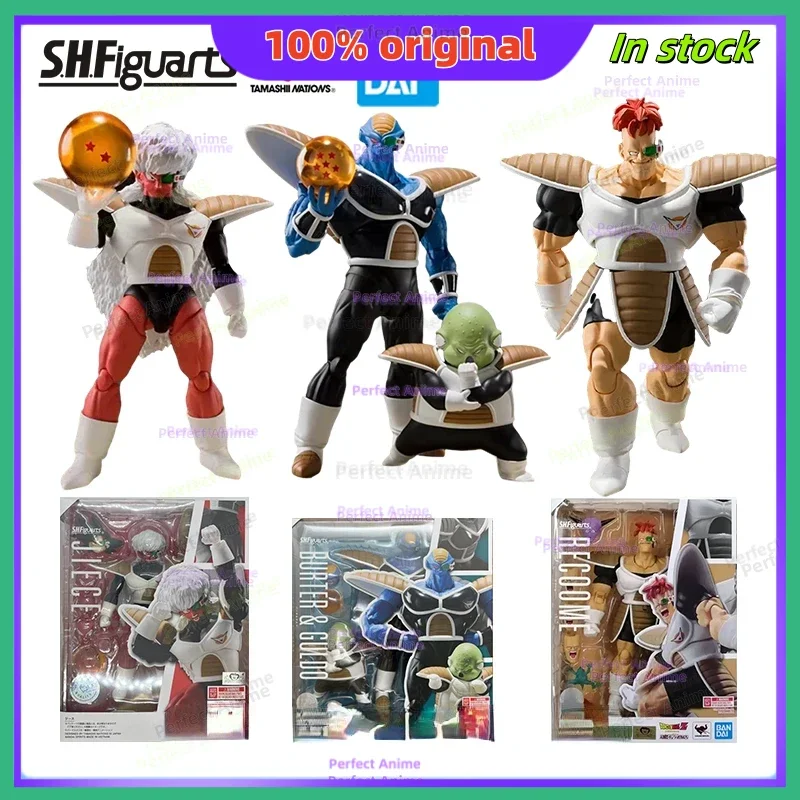 

100% оригинал, в наличии, Bandai Dragon Ball Z S.H. Фигуртс SHF Reacoom / Jeice/Burter, экшн-фигурка, подарки, Коллекционная модель, игрушки