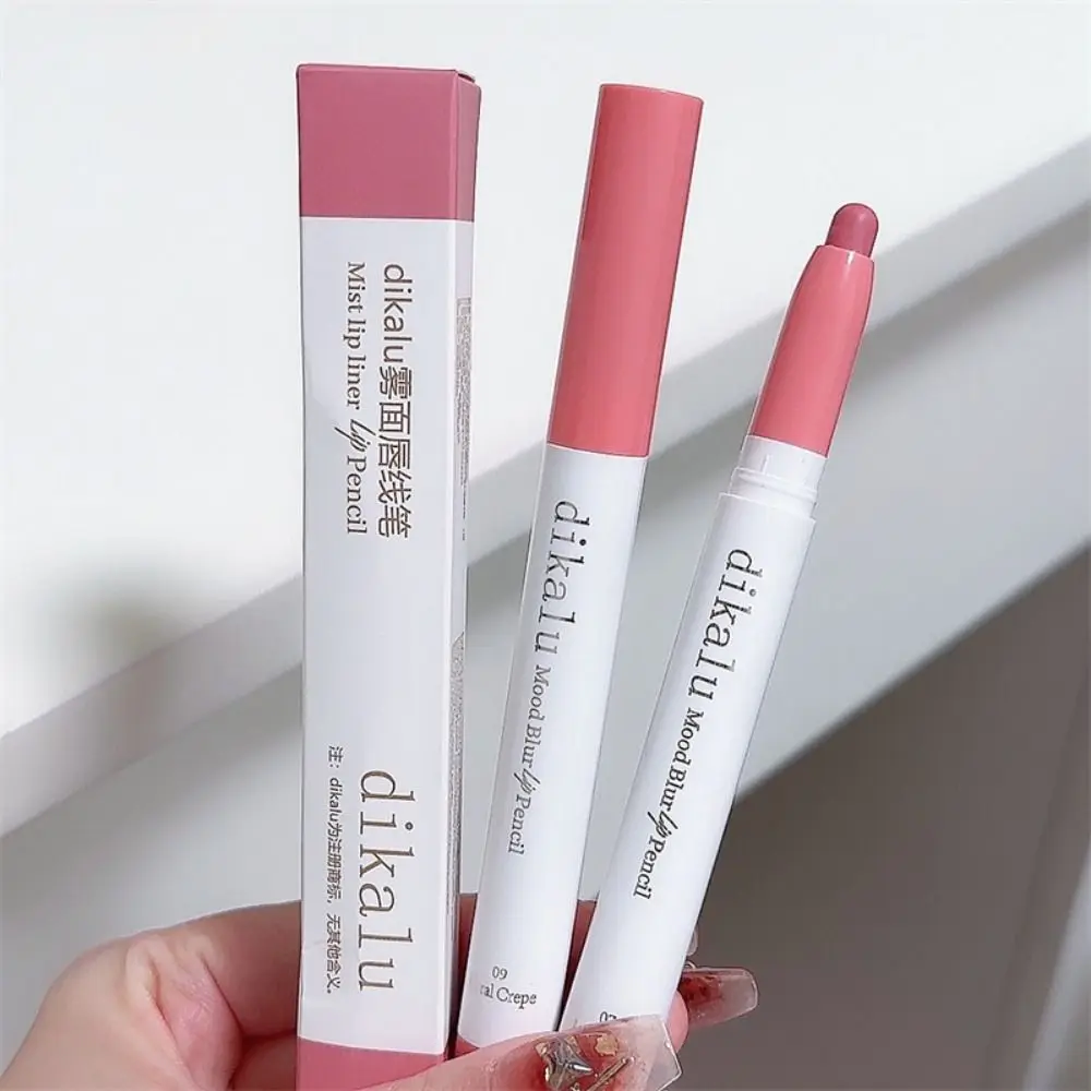 Waterproof Matte Lipliner With Sharpener Long-lasting 10 Colors Lip Contour Lipstick Pencil Charming Natural Lips Makeup