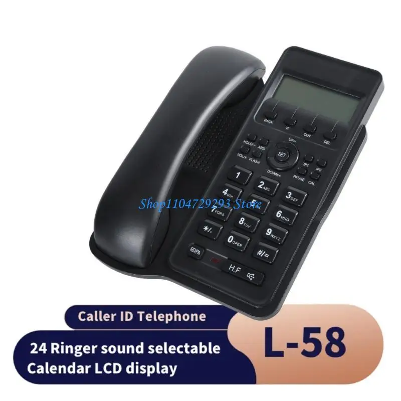 Y2GD Landline Telephone Desktop Telephone Fixed Telephone Caller Telephone Front Desk Home Office with Call Display Telephon