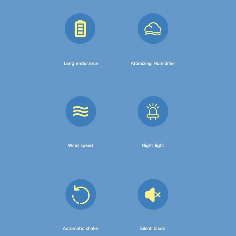 Портативный вентилятор с распылителем, мини-вентилятор с USB, настольный турбинный вентилятор с функцией холодного воздуха, многофункциональный ночной регулируемый вентилятор