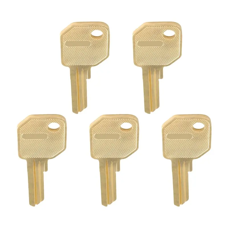 A03F-For EVVA EPS Lock Cylinder Compatible 5-Piece Set Of Customized Universal Key Blanks- Uncut Type For Residential Keys