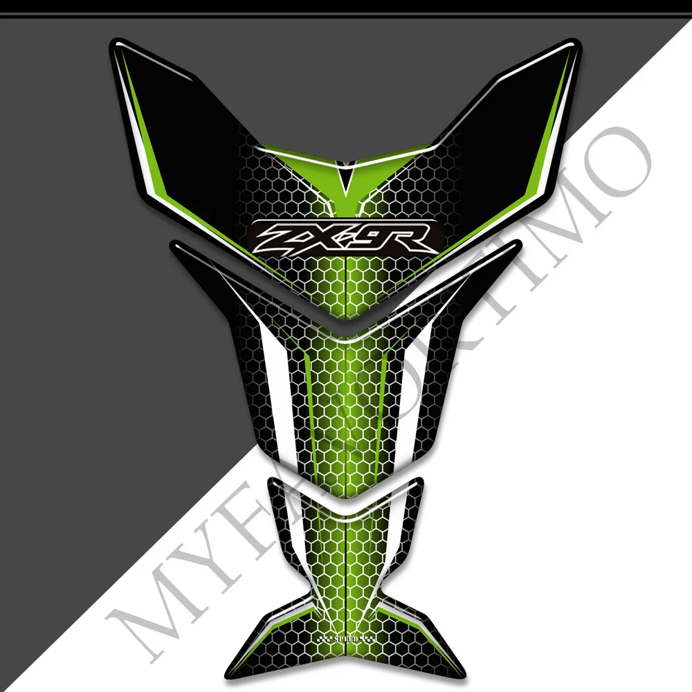 For Kawasaki Ninja ZX9R ZX 9R ZX NEW 3D Motorcycle Tank Pad Stickers Decals Protector Gas Fuel Oil Kit Knee  TankPad Emblem Logo