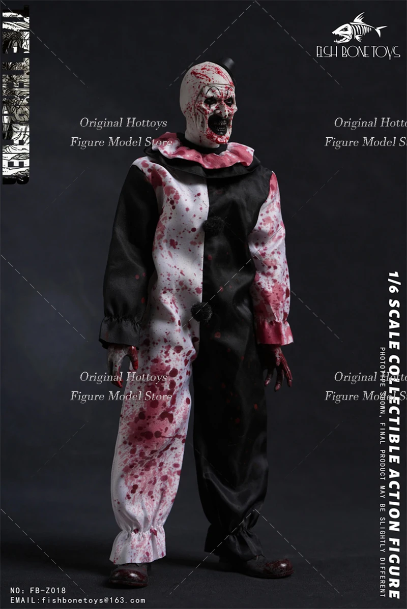 POISH BONETOYS FB-Z018 1/6 Échelle Homme Soldat Terrifier Joker Ensemble Complet 12 pouces Action Figure Modèle Cadeaux Collection