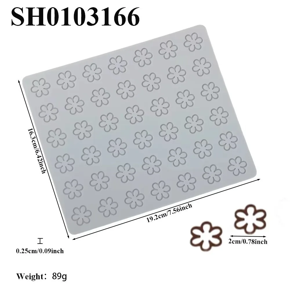 Flexible Silicone Chocolate Chip Molds Leaf Ring Design Shell Pattern Silicone Molds Reusable Flower Shape Cake Tools
