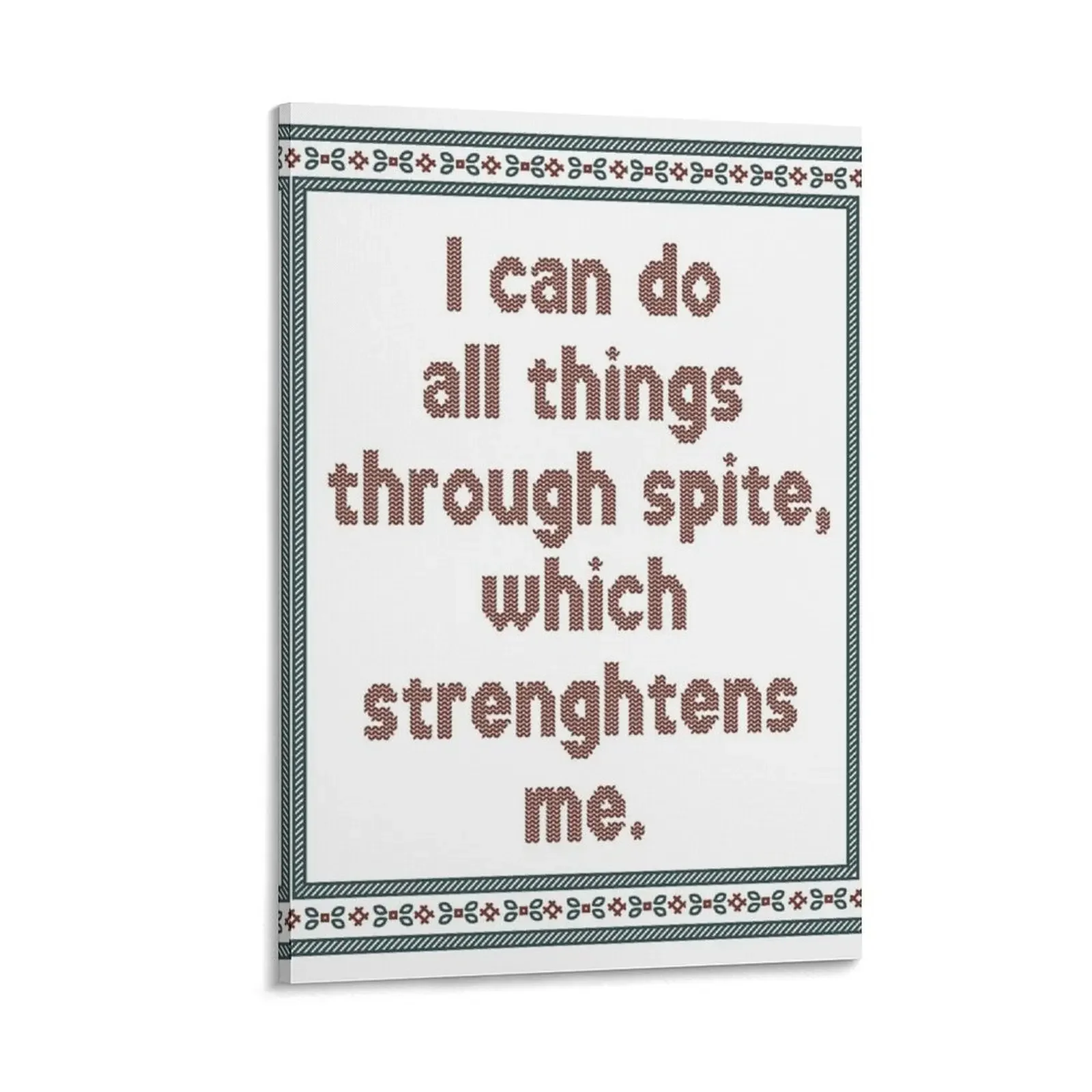 

I Can Do All Things Through Spite Which Strengthens Me Canvas Painting Decorative picture Decorative paintings