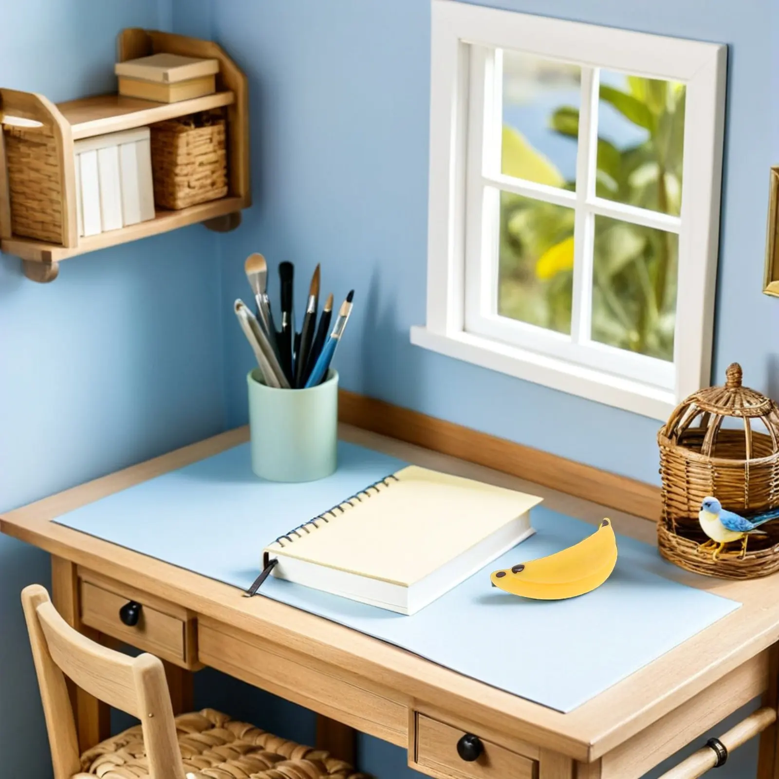 

100 шт. миниатюрных искусственных бананов, реалистичные маленькие имитации фруктов для миниатюрных домиков, ландшафтного дизайна, DIY-сцен и фотосъемки