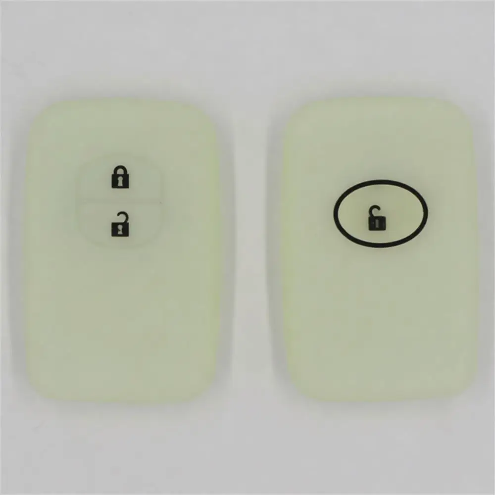 For For Toyota Venza Prado Camry Smart Key Fob Protector Silicone Case Cover Holder Skin Anti Slip Car Accessory