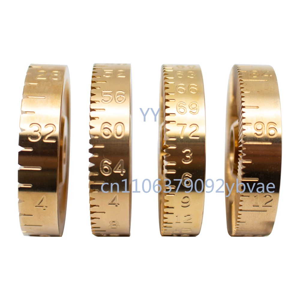 2pc  Gem Stone Faceting Machine Gear 96 72 64 32 Precision Index Wheel