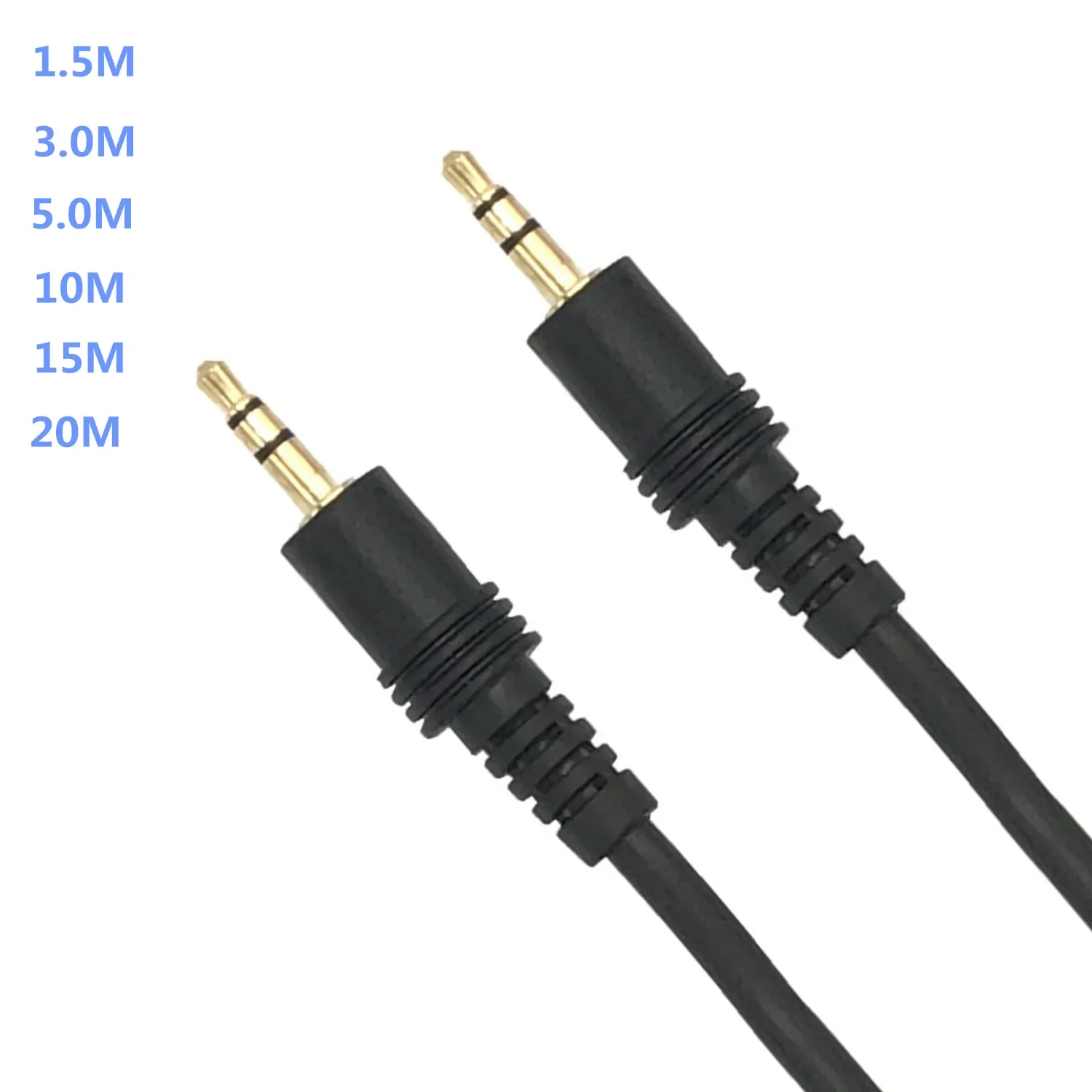 Przedłużacz kabla audio AUX męski na męski 3.5 Jack na 3.5 Jack Kabel 1,5 m 3 m 5 m 10 m 15 m 20 m