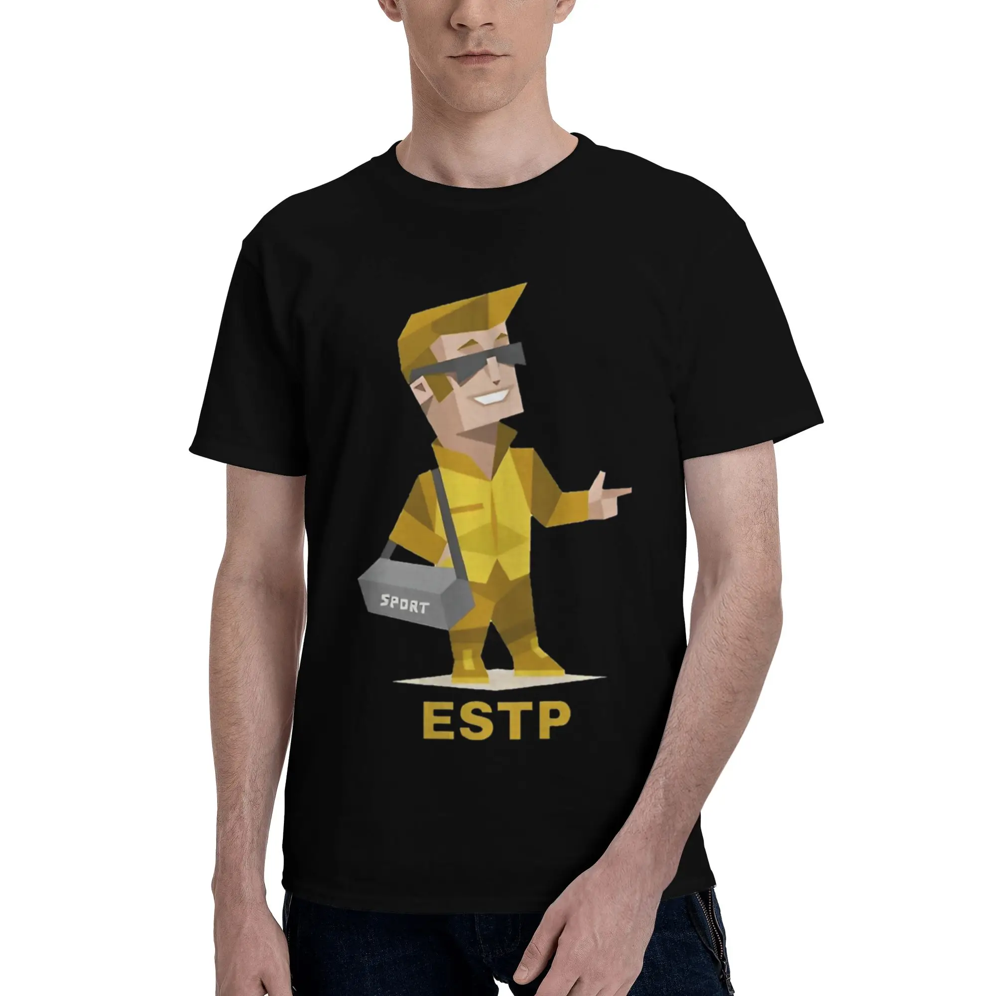 New Arrival ESTP mbti myers-briggs peronality T Shirt For Unisex MBTI 16 Personalities  Cotton Tee Shirt Short Sleeve Clothes