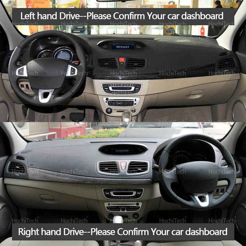 Dashboard Cover for Renault Fluence X38 2009~2017 Samsung SM3 Anti-dirty Mat Pad Sunshade Dashmat Protect Car Accessorie