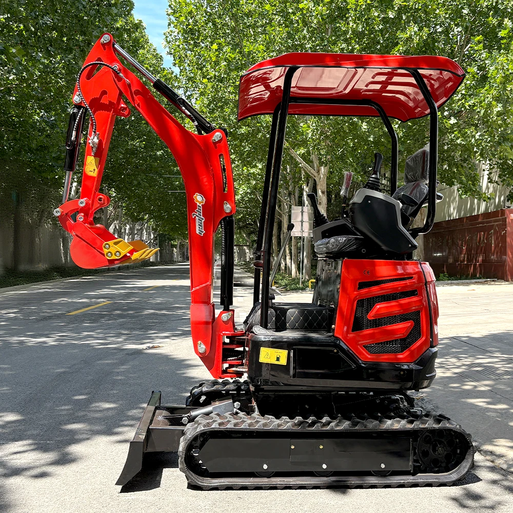 Customized Mini Crawler Excavator 1 Ton 2 Ton 3 Ton CE EPA Kubota Engine MiniBagger Farm Mini Excavator Machine