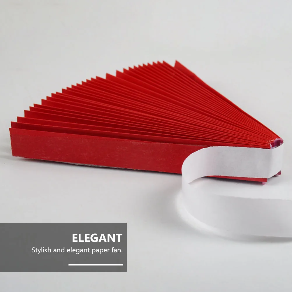 

6 pcs Paper Fan Decorative Home Decoration Wedding Room Christmas Supplies Unique Pearl Accented Paper Hanging Fan