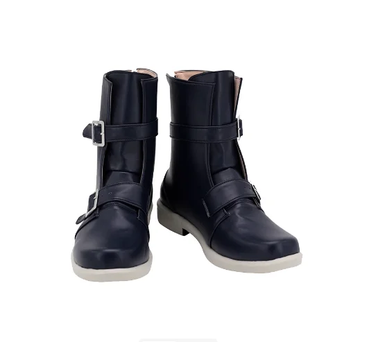 

Man Yuuki Makoto Boots Black Shoes Halloween Cosplay PERSONA3 Prop Yuuki Makoto Boots