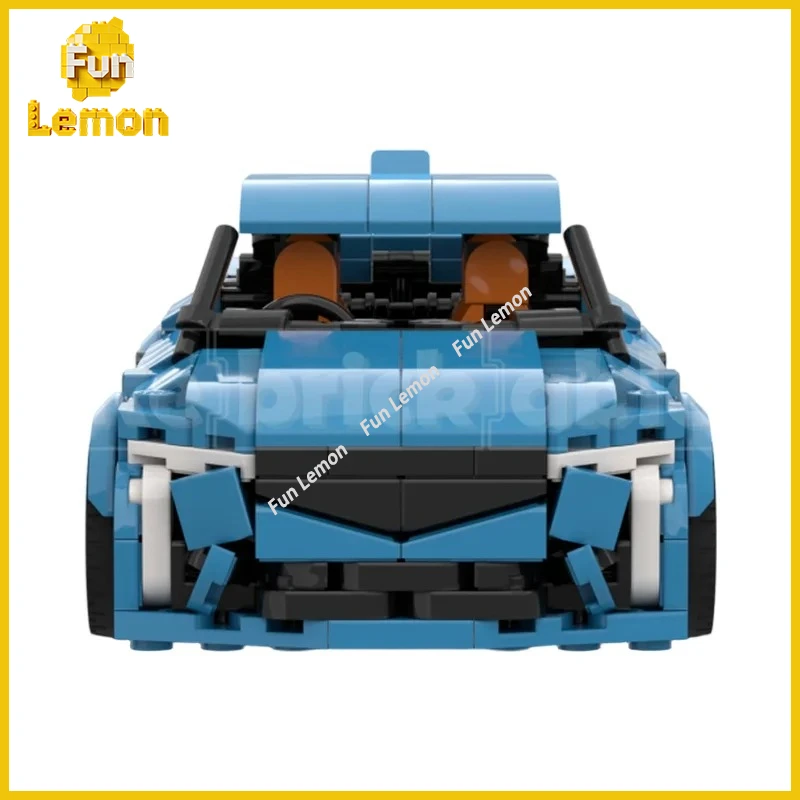 High Performance Auto Building Blocks Luxury V8 Street Racing Vehicle Hand Assemble Display Model 493PCS