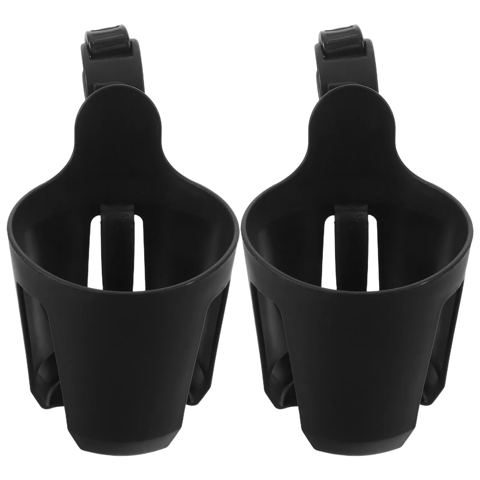 2Pcs Stroller Cup Holder Organizer Spill Proof Deep Wide Drink Holder for Pram Stroller Pushchair Wagon Attachable Tool Free