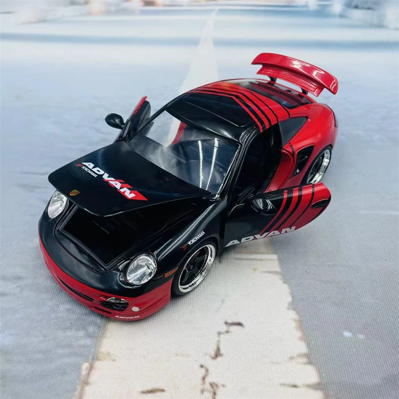 Collection de modèles en alliage de simulation rare Fast & Furious pour enfants, Porsche 911, Jada 1:24, cadeau d\'anniversaire, décoration