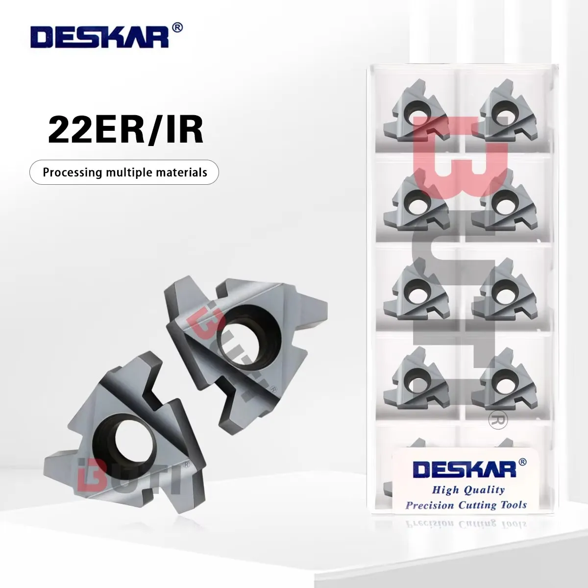 

DESKAR 100% оригинальный 22ER 22IR 5/6ACME LDA токарный станок с ЧПУ, лезвия с внутренней и внешней резьбой, трапециевидная вставка, режущие фрезы, часть