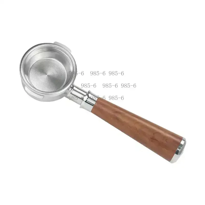 58mm Bottomless Espresso Handle Stainless Steel With Wooden Grip