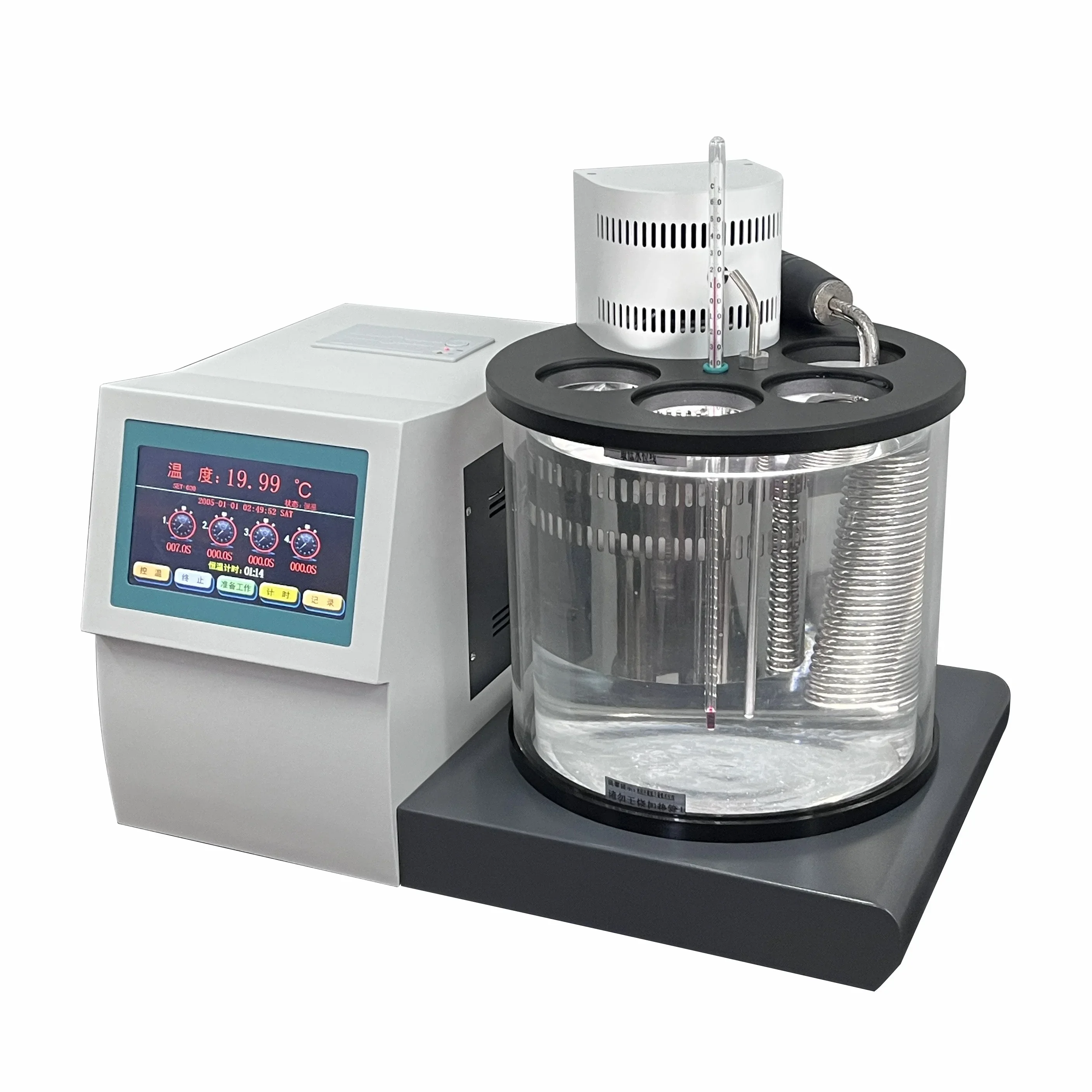 NEW PUSH electrical Astm D445 Oil Kinematic Viscosity Testing Apparatus Kinematic Viscometer Tester Of Petroleum Products