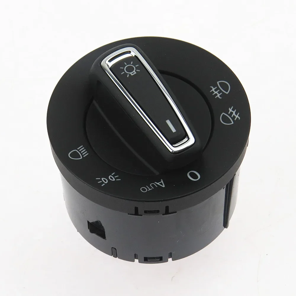 5GG941431D Chrome Plated With Fog Iamp Control Automatic Headlight Switch For Golf 7 MK7 Polo 6C Tiguan Touran 5GG 941 431D