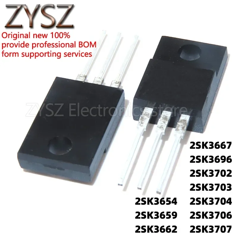 5 قطعة 2SK3654 3659 3662 3667 3696 3702 3703 3704 3706 3707 TO-220F
