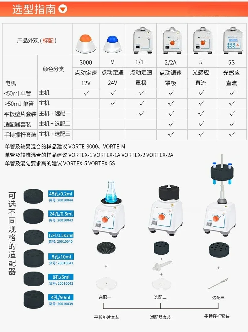 Vortex Mixer, Oscillating Mixer Laboratory Test Tube Centrifuge Tube Vortex Oscillation 5