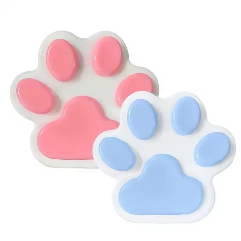 Cat Paw Squeeze Toy Large Squeeze Cat Paw Toys Silicone PVC Toys Sticky Soft Pinching Decompressing Toy for Stress Relief