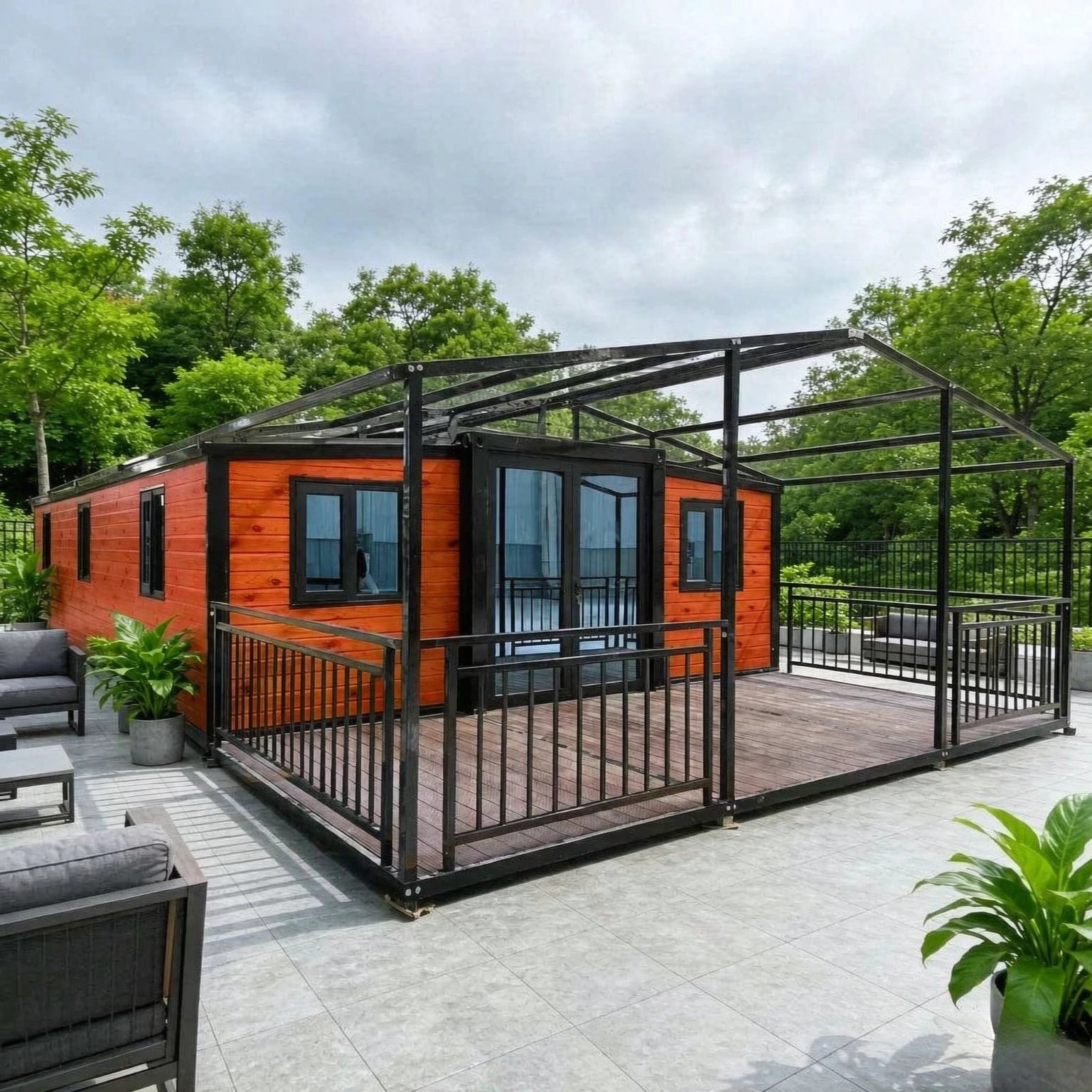 Hot Sale 20Ft 40Ft Expandable Container House Prefabricated House 2 3 4 5 Bedroom Villa Prefab Luxury Mobile Home Portable Homes