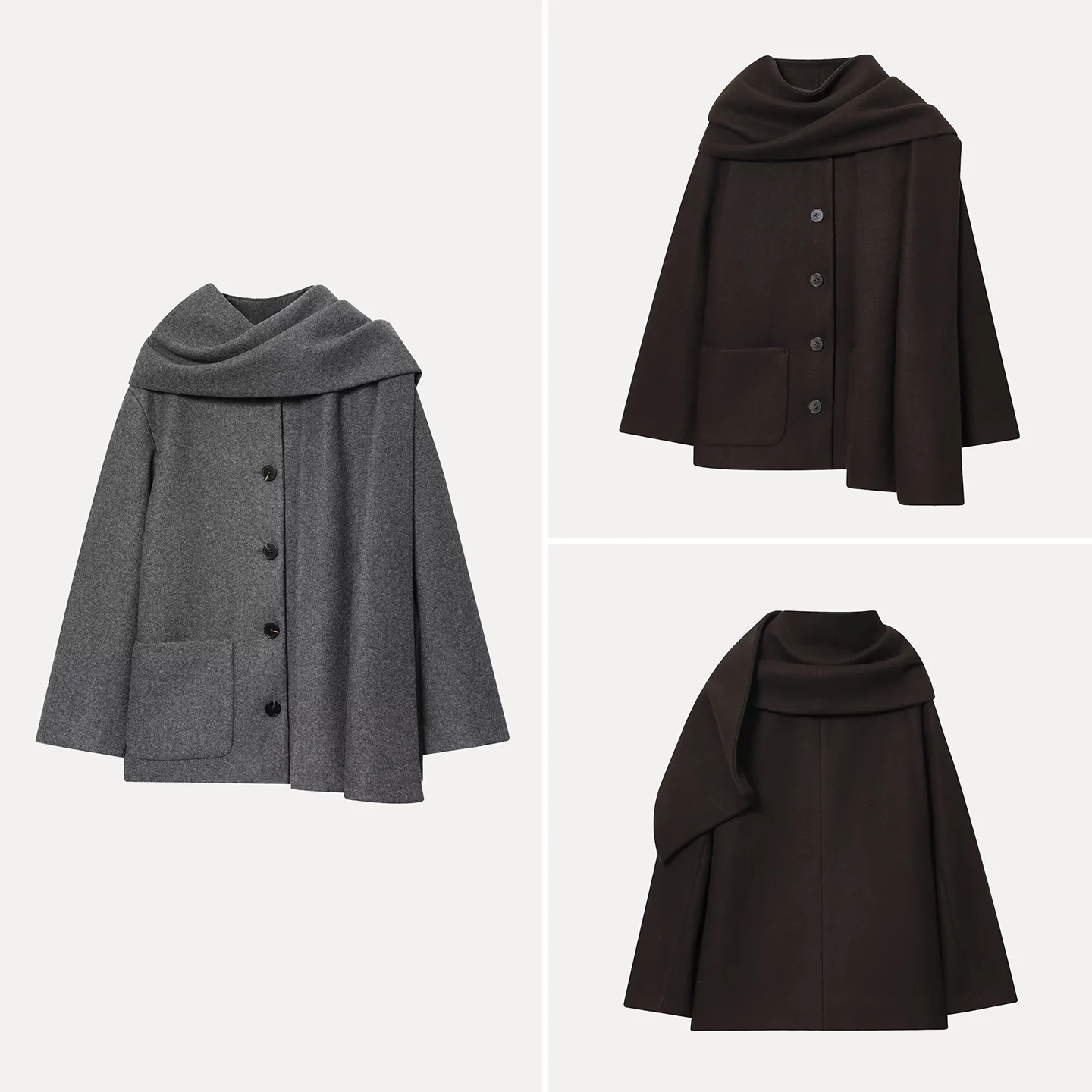 

Осень 2025: Новая женская куртка-шарф в британском морском стиле, бренд Z, китайское производство, другие материалы, 100% модная женская одежда