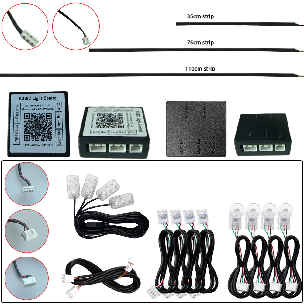 yZ[zuLED vvAv RGBIC VtHj[ ArGg Cg ANZT[ 3  LED Xgbv (RGB hA/Xg[W/tbgCg 4 )