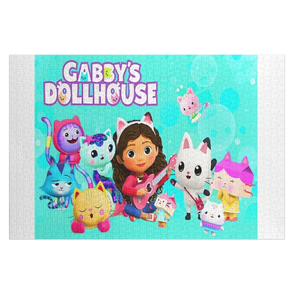 Gabby's Dollhouse characters season 2 crafts gabby's dollhouse birthday party supplies shirt Jigsaw Puzzle