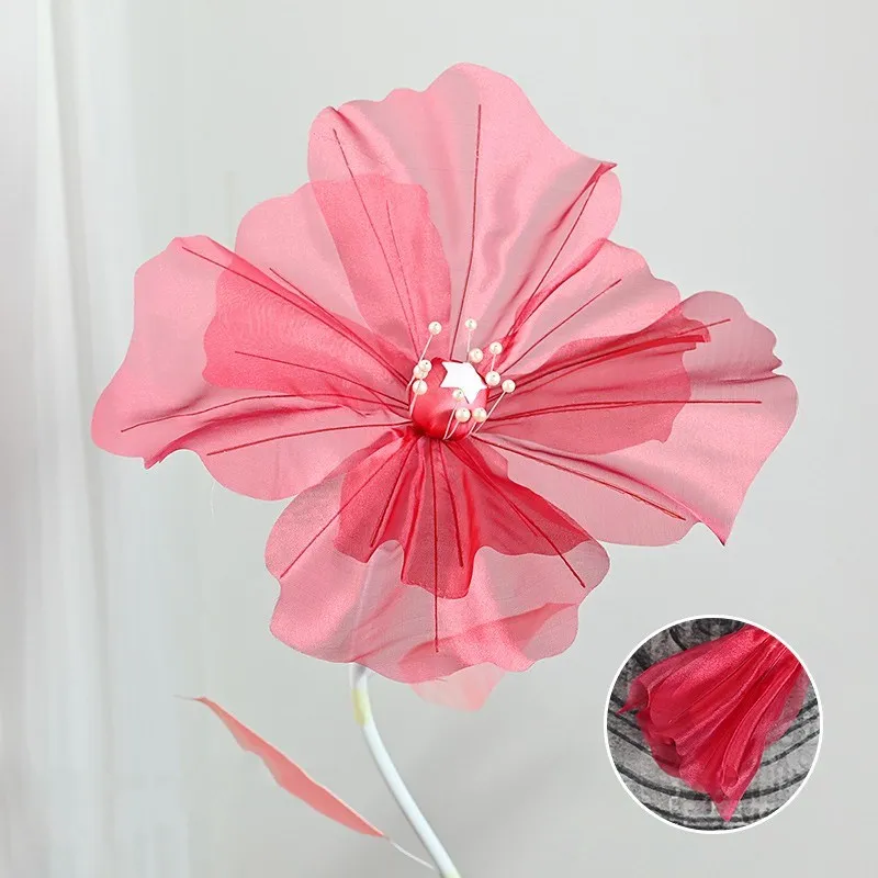 

Artificial Flowers House Decor Wedding Decoration Shiny Head High Quality Large DIY Fake Mutiple Colors New Year Supplies