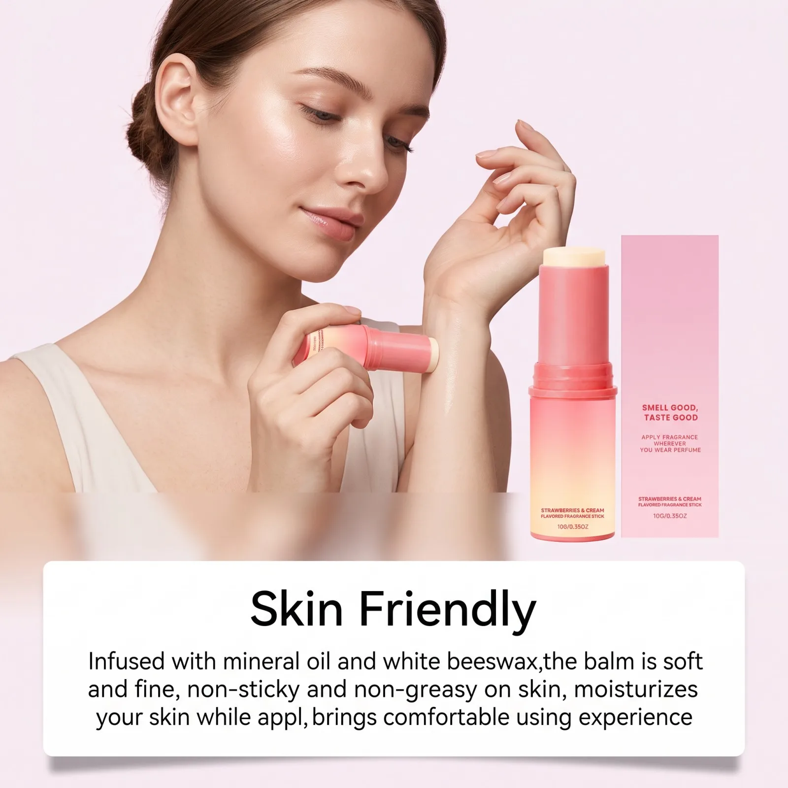 Beauty Care Duftstick Erdbeer-Süßfruchtiger Langanhaltender Duft Tragbar für Reisen Tägliches Pendeln Dates Frauen Geschenk – Detail 4