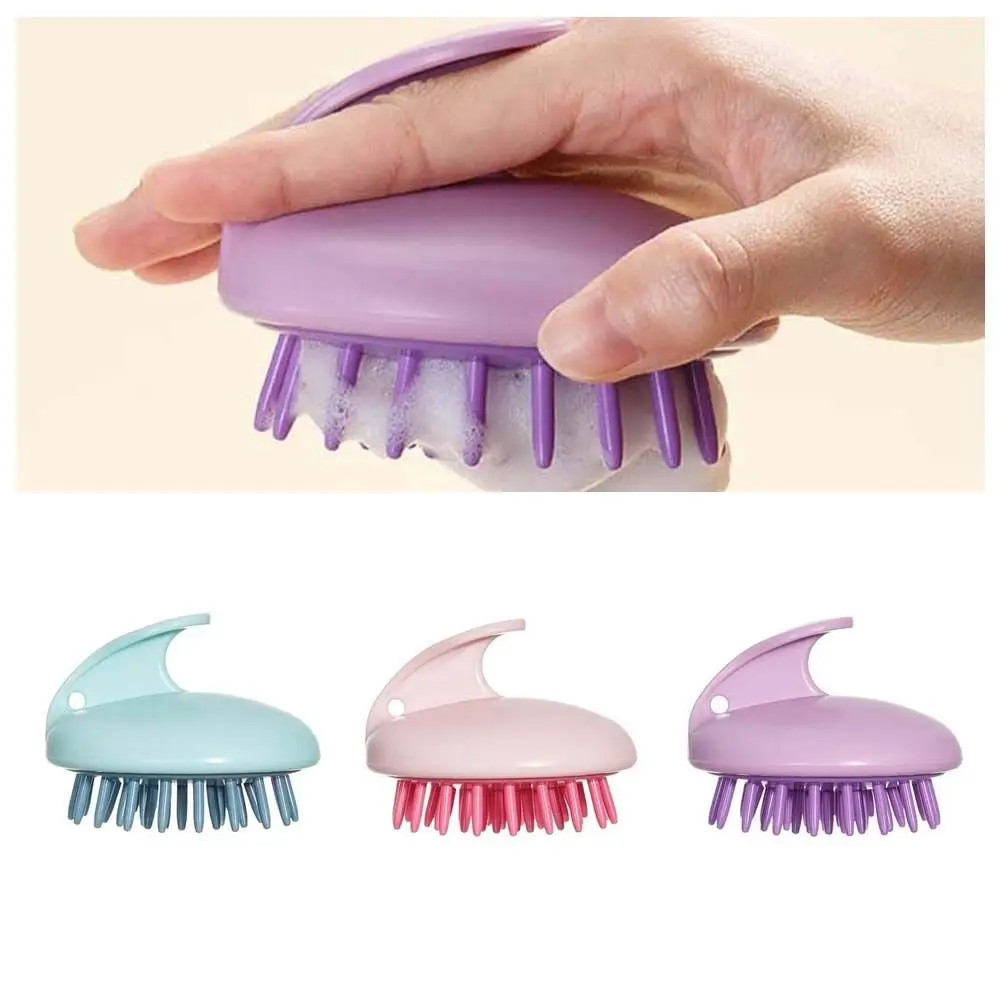 

Hair Care Shampoo Brush Head Washing Brush Body Brush Hair Washing Comb Wet and Dry Shower Scalp Massage Brush Home Use
