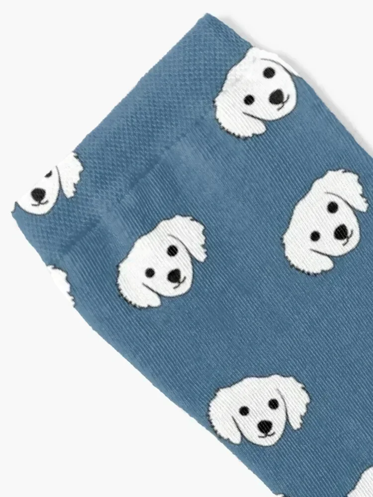 Bichon Dog Pattern Socks custom with print New year's shoes Socks Woman Men's