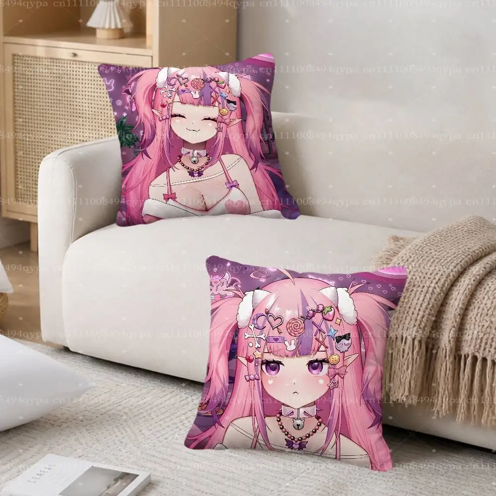 I-Ironmouse VTuber Throw Pillow Case Pillowcase Cover Living Room Couch Cushion Case Home Decor