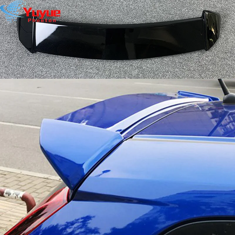 For Honda fit/jazz Spoiler High Quality ABS Material Car Rear Wing Primer Color Rear Spoiler For Honda Fit B Spoiler 2014-2016