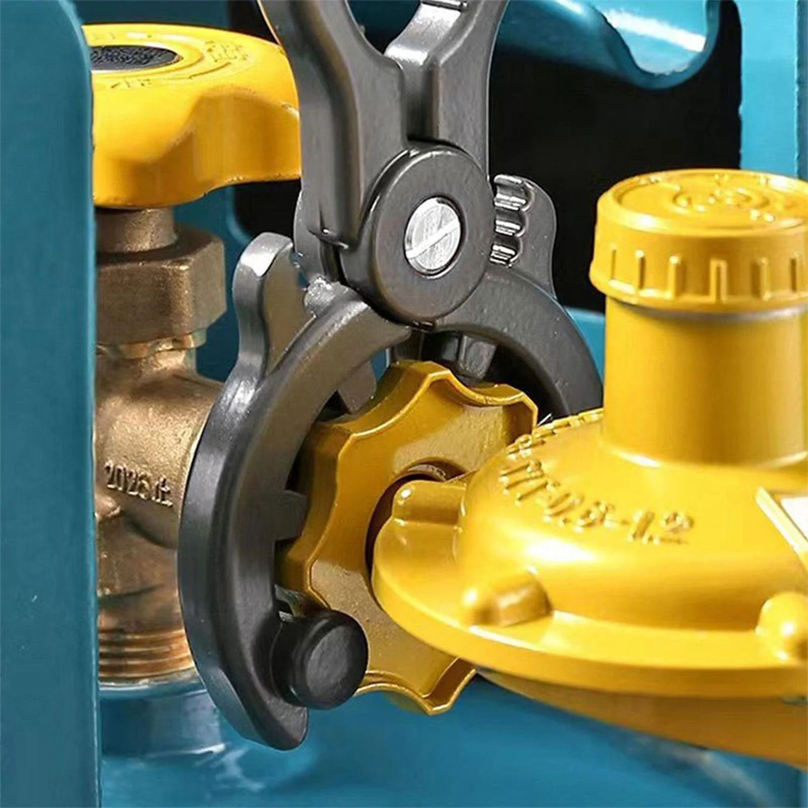 Llave profesional para tanque de Gas, herramienta Manual ajustable para fontaneros, tuerca deslizante para amoladora de brida