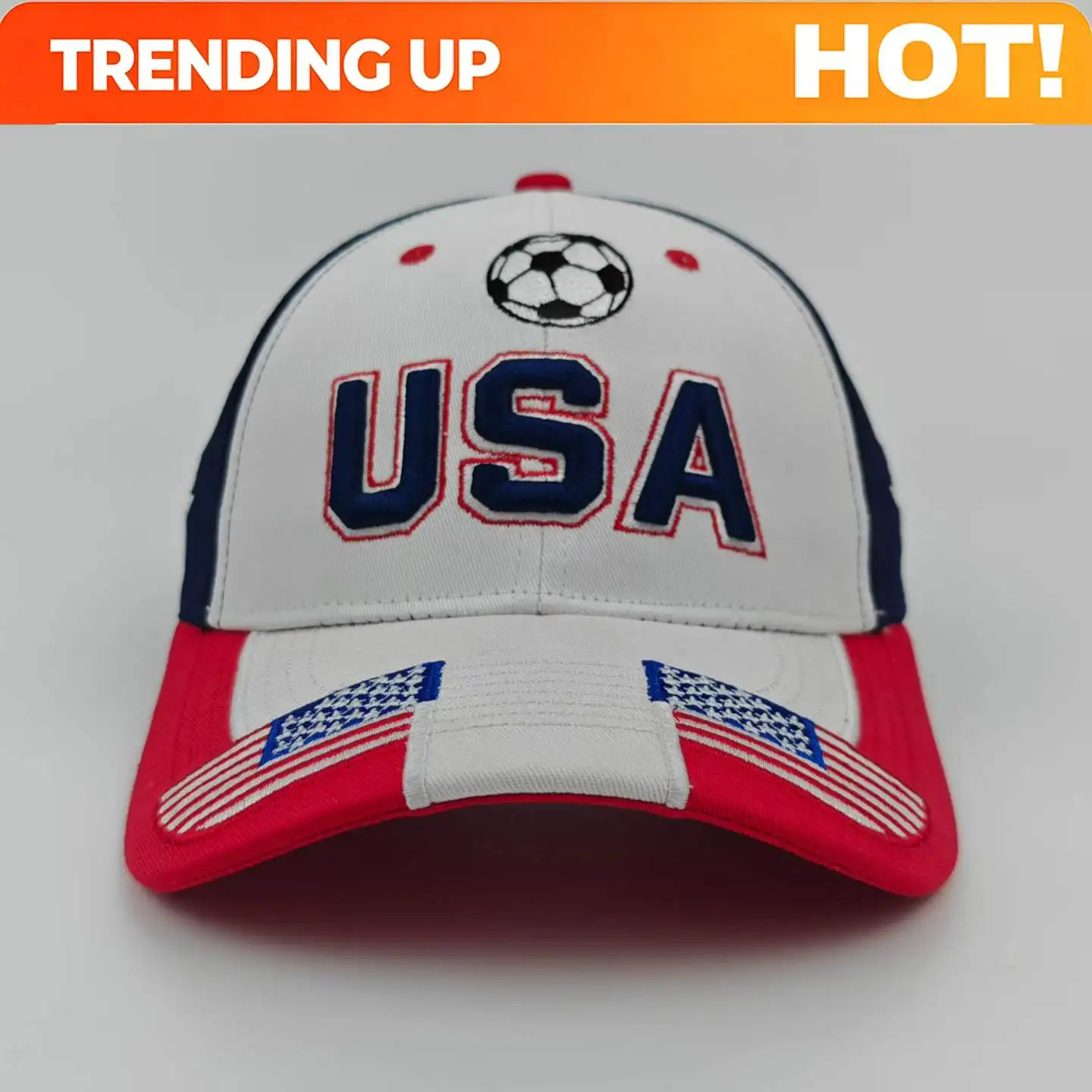 2026 USA Hat Commemorative Baseball Cap, a Must Have Accessory for Fans to Cheer During the Games, Breathable and Comfortable
