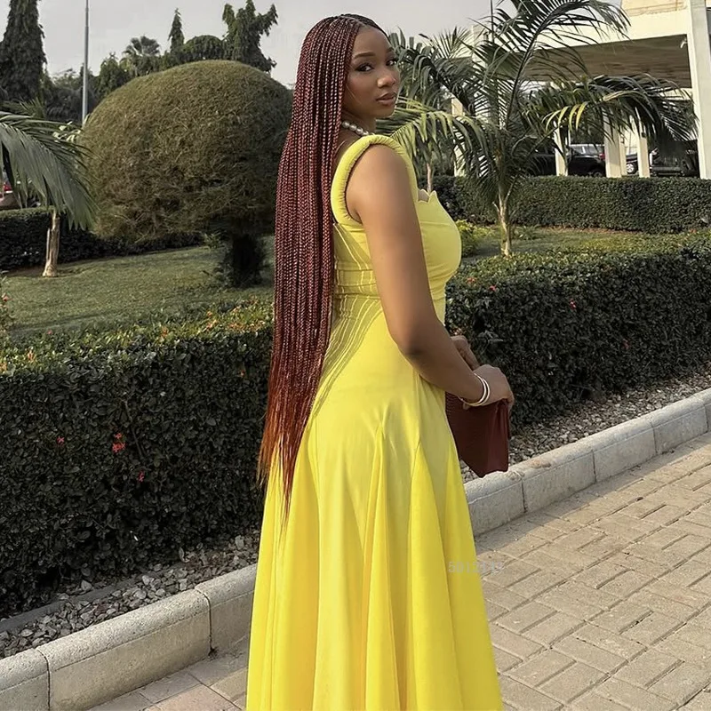

2025 New Women Sleeveless Strapless Big Swing Long Maxi Dress Holiday Beach Birthday Evening Sexy Girl Party Dresses Vestidos