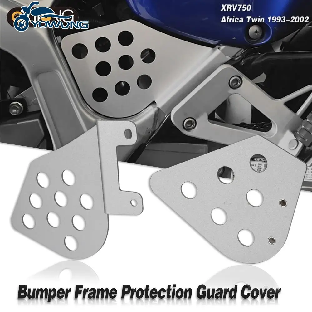 

XRV750 Africa Twin 1993 1994 1995 1996 197 1998-2002 Bumper Frame Protection Cover CNC Motorcycle Frame Guard FOR HONDA XRV 750