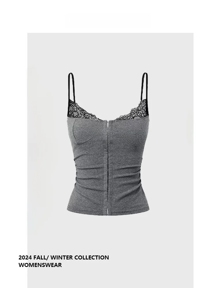 

Forever 2, сексуальный дизайн для девочек, женский летний универсальный жилет с кружевным ремешком, облегающий жилет, модный жилет для поездок на работу, груша Bo...