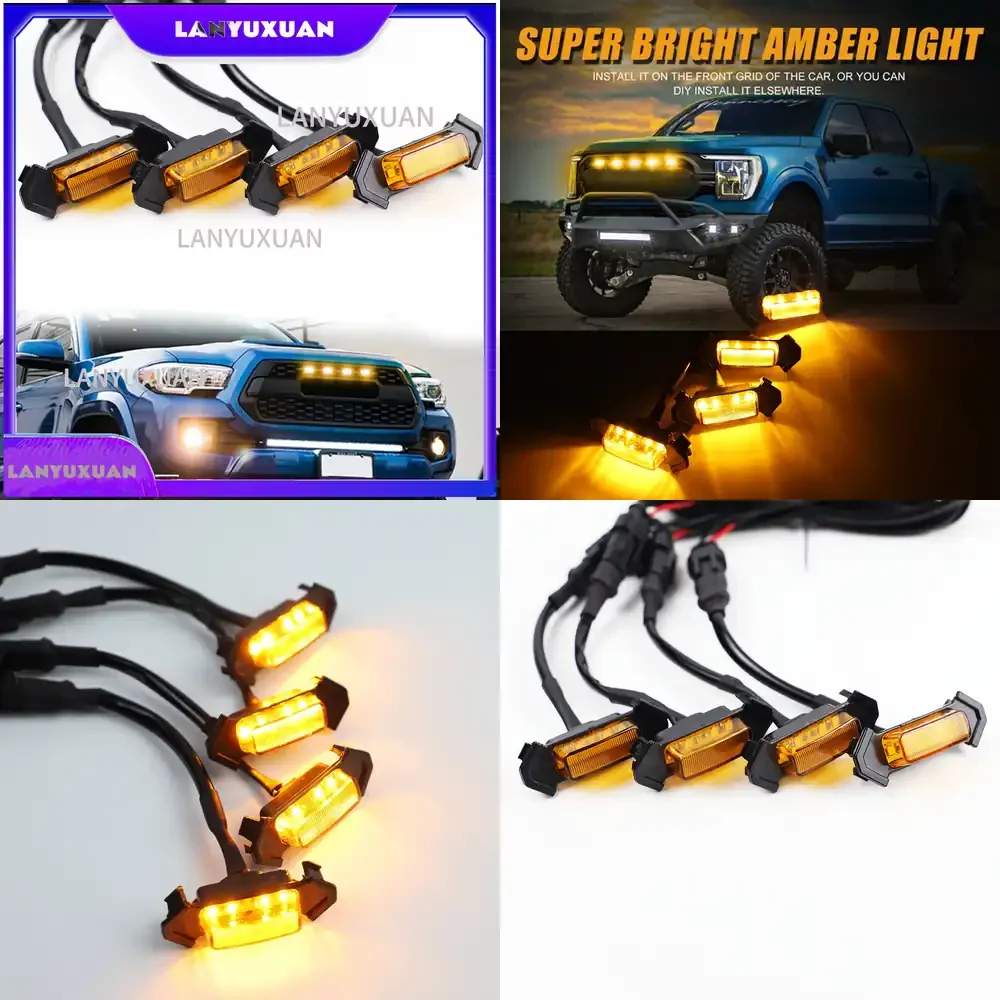 

Дневные ходовые огни (ДХО) LED для Toyota Tacoma 2015-2020, динамические, модель 2026 года, для китайского рынка