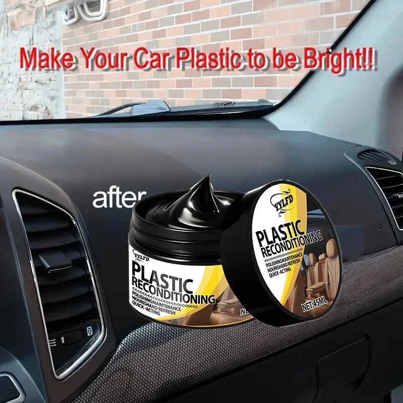 自動車用プラスチック補修剤 - 内装・外装プラスチック磨きワックス、傷補修・老化防止クリーム、タイヤにも最適
