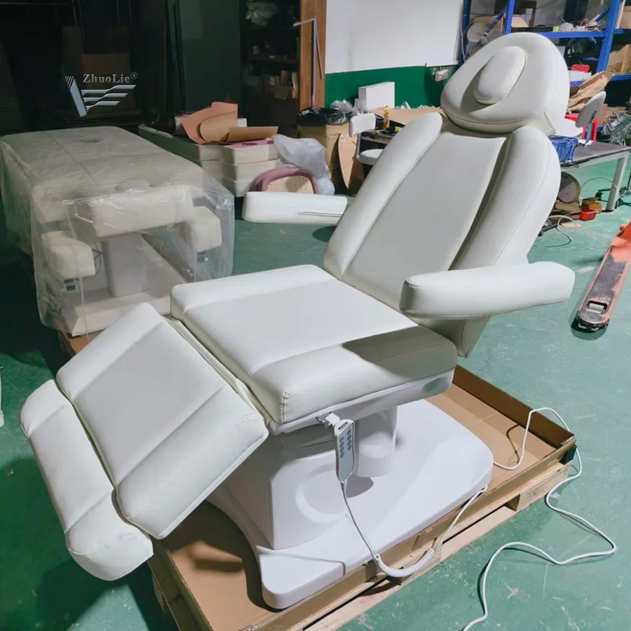 

Beautician Electric 4 Motor Chair Studio Salon Treatment Spa Bed Recumbable Tattoo Spa Facial Chair