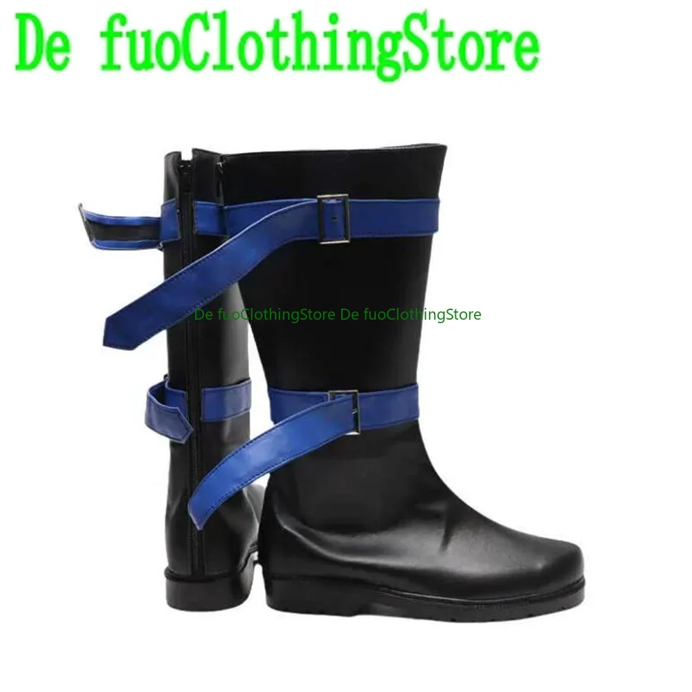 DefuoClothing Store Kaiba Seto Seto Kaiba Yu Gi Oh Cosplay Schoenen Laarzen GameHalloween Kerst Spel Anime Karakter Party Props