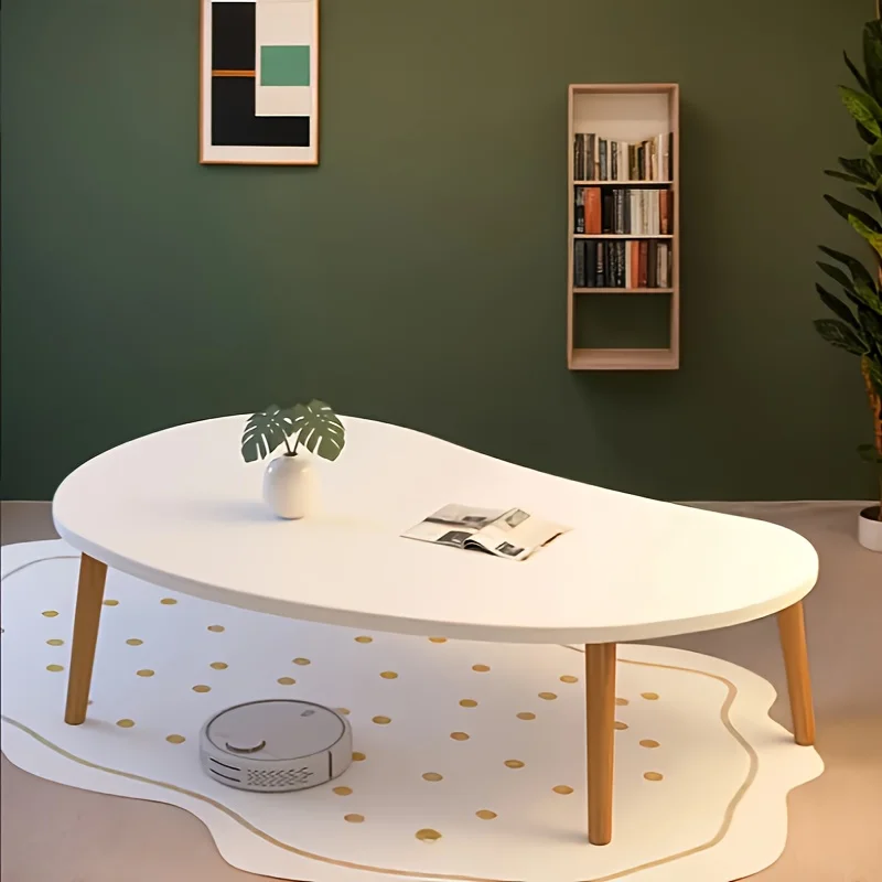 1pc Modern Creative Small Living Room Table, with hardwood fabrication panel,suitable for home and study use image 6