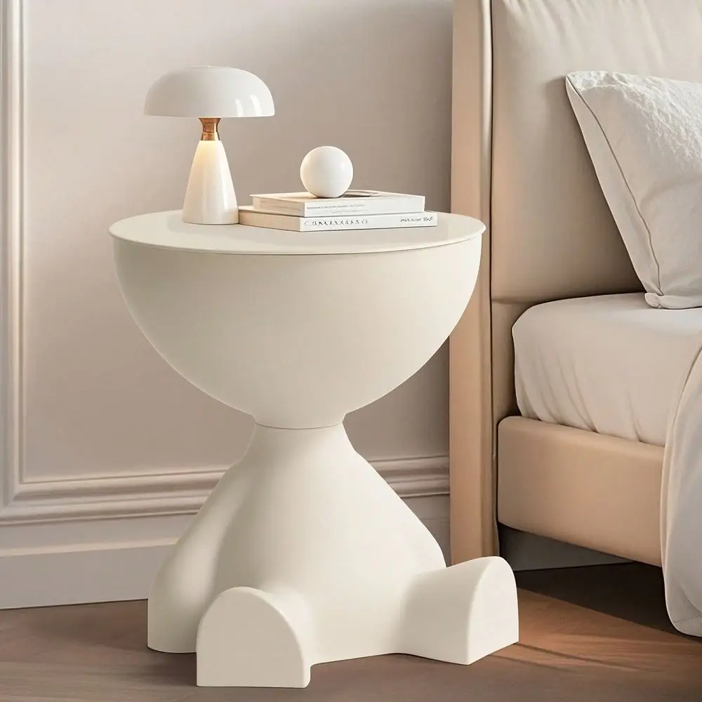 

Modern Creative BearShaped Plastic Nightstand MultiFunctionalEasyAssemble Storage Furniture For Living Room Bedroom Small Space