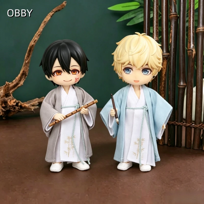 For Obitsu 11 Doll Dress Up Chinese Ancient Hanfu Robe For OB11 1/12 Gsc Molly YMY Body9 Doll Cloth NAGI Doll Outfit Clothes
